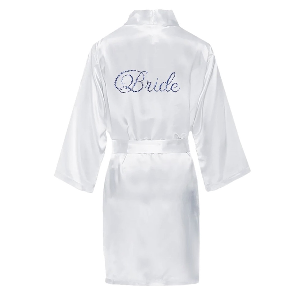 Rhinestone bride robe